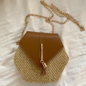 Handwoven Straw Crossbody